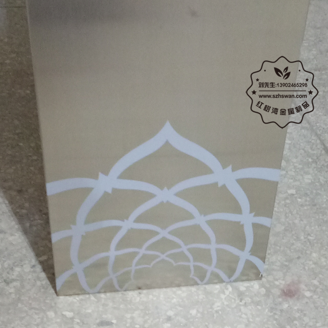 不銹鋼垃圾桶絲印