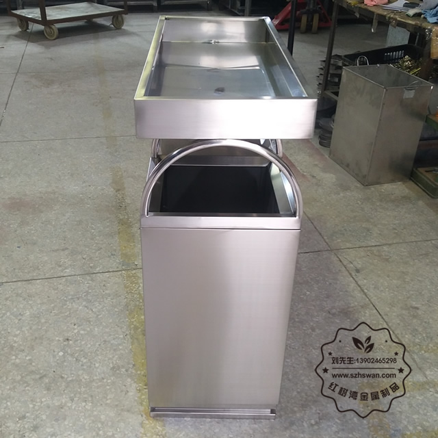 分類不銹鋼垃圾桶圖片003