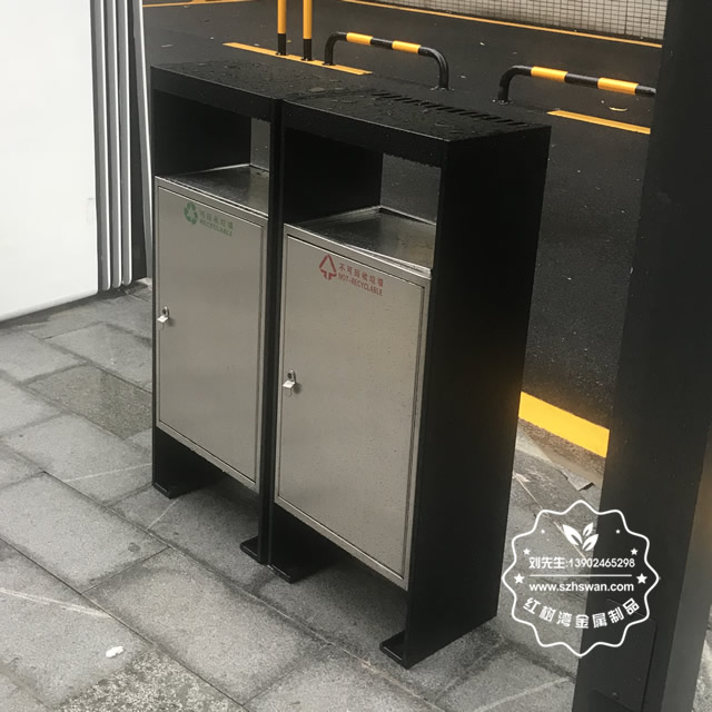 室外不銹鋼垃圾桶
