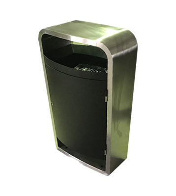 戶外市政道路不銹鋼垃圾桶主圖