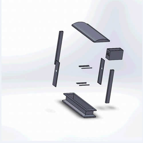 戶外分類不銹鋼垃圾桶結(jié)構(gòu)圖2