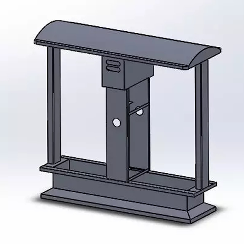 戶外分類不銹鋼垃圾桶結(jié)構(gòu)圖3