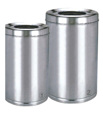 小型常用立式圓形不銹鋼垃圾桶