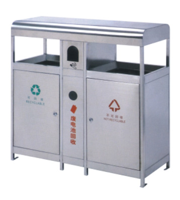 不銹鋼分類環保垃圾桶