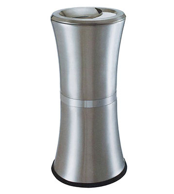 高檔創意立式小蠻腰不銹鋼垃圾桶