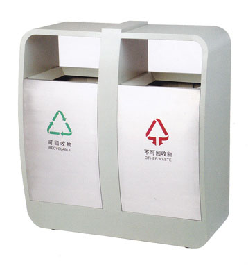 不銹鋼分類環保垃圾桶