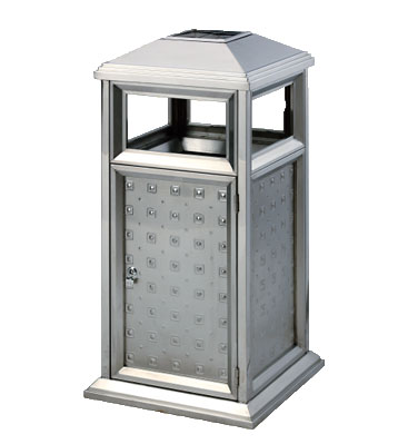 不銹鋼戶外古典式垃圾桶