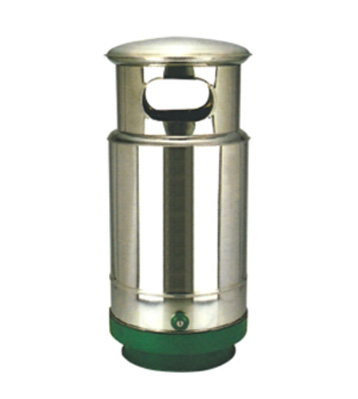 戶外不銹鋼蘑菇形垃圾桶