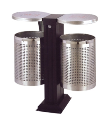 戶外不銹鋼分類環保垃圾桶