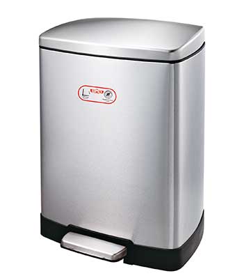 酒店不銹鋼腳踏式垃圾桶