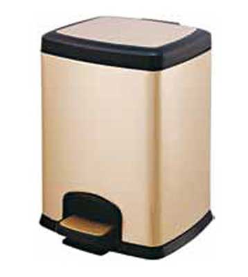 12L不銹鋼腳踏式垃圾桶