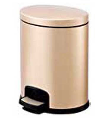 客房香檳金腳踏式垃圾桶
