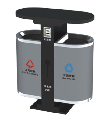 市政環(huán)保分類鋼制垃圾箱