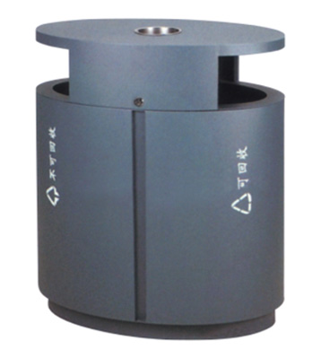 商場分類鋼制垃圾桶