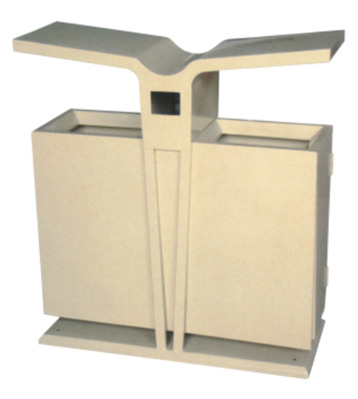 飛翼分類環保鋼制垃圾桶