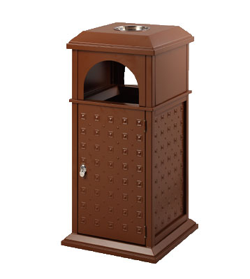 古典別墅型鋼制垃圾桶