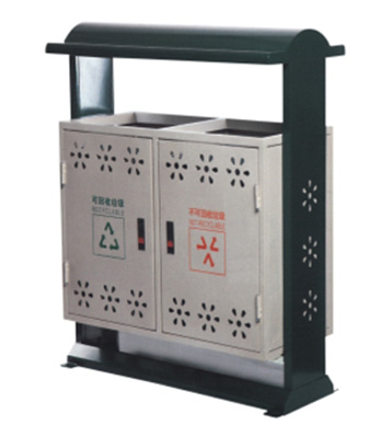 工藝雕花鋼制垃圾桶