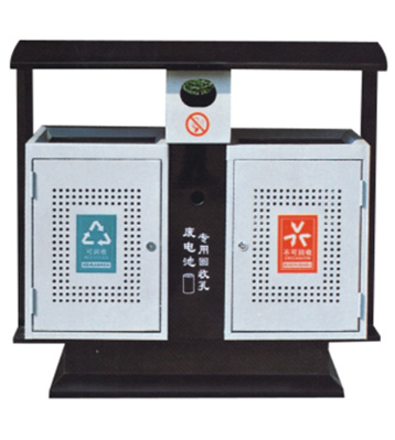 電池回收環保鋼制垃圾桶