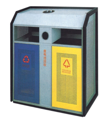 地鐵環(huán)保鋼制垃圾桶