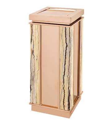 玫瑰金座地煙灰垃圾桶