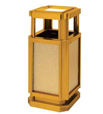 酒店不銹鋼鍍鈦煙灰桶