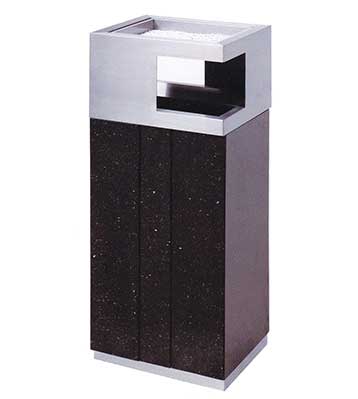 砂鋼大理石商場垃圾桶