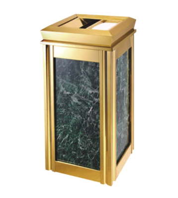 酒店電梯口鈦金垃圾桶