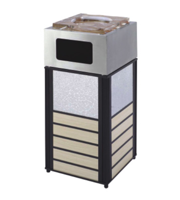 室內方形水晶垃圾桶