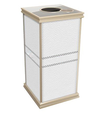 酒店皮紋電梯口垃圾桶