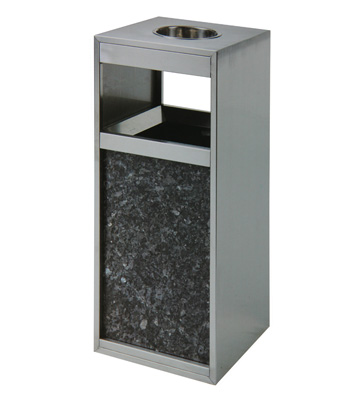 砂鋼大理石樓道垃圾桶
