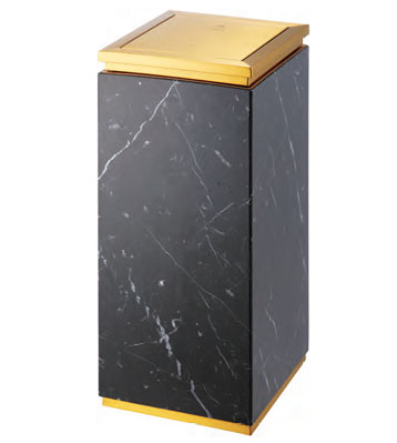 土豪金酒店鈦金垃圾桶