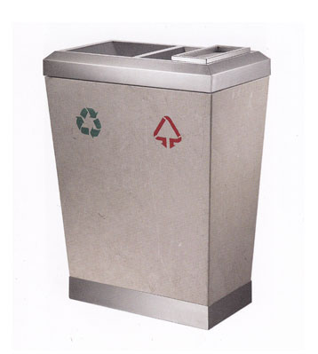 分類大理石鈦金垃圾桶