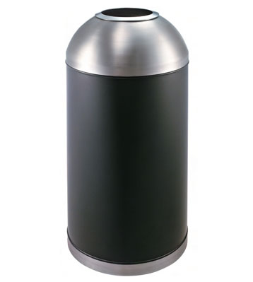 球口烤漆鐵皮垃圾桶