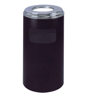 歐式商場翻蓋鐵皮垃圾桶