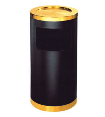 凹蓋座地果皮箱