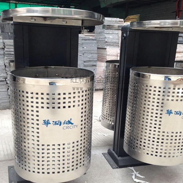 不銹鋼分類環保垃圾桶圖片001